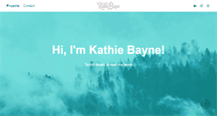 Desktop Screenshot of kathiebayne.com